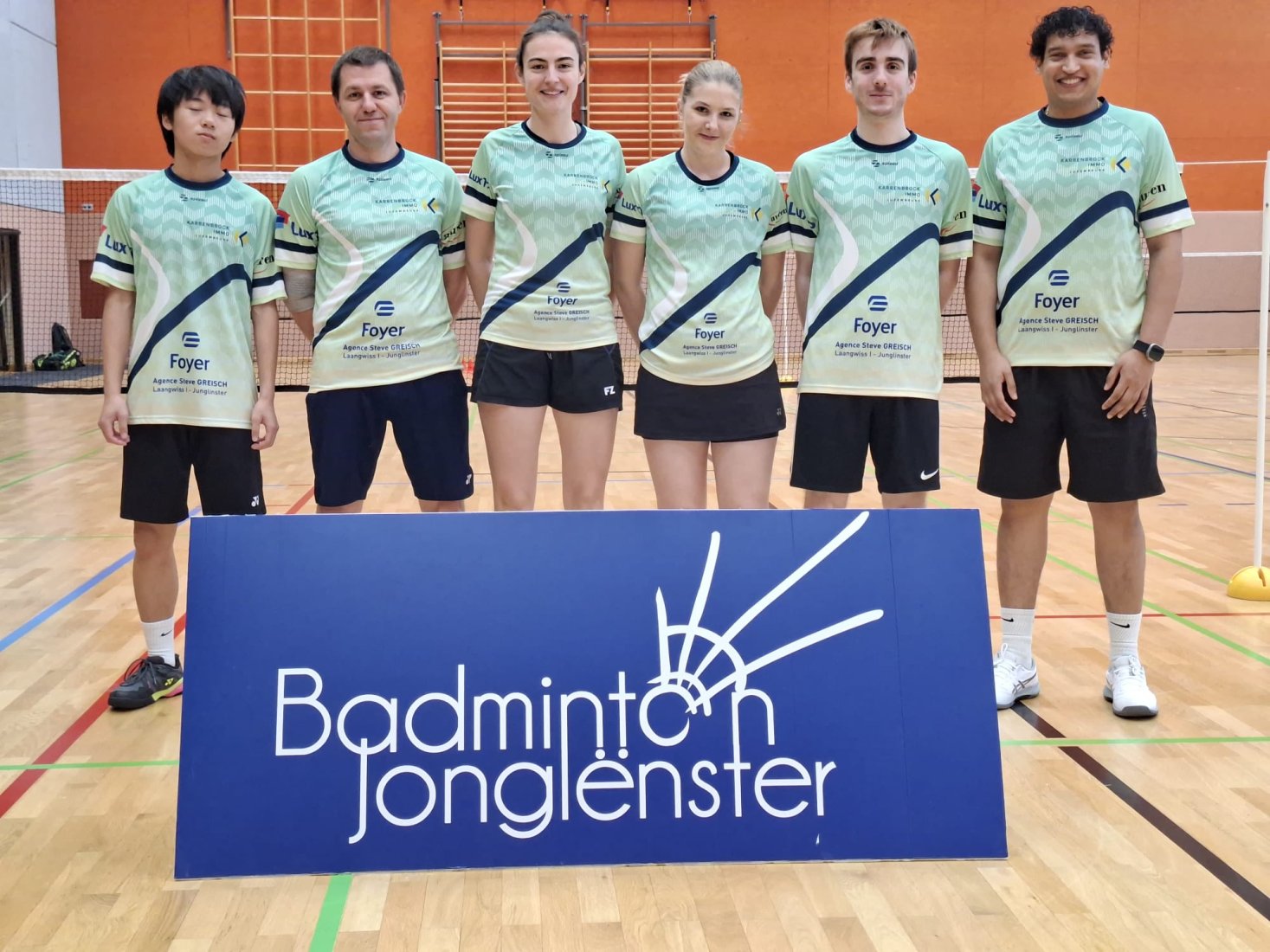 Badminton Jonglënster Team 2