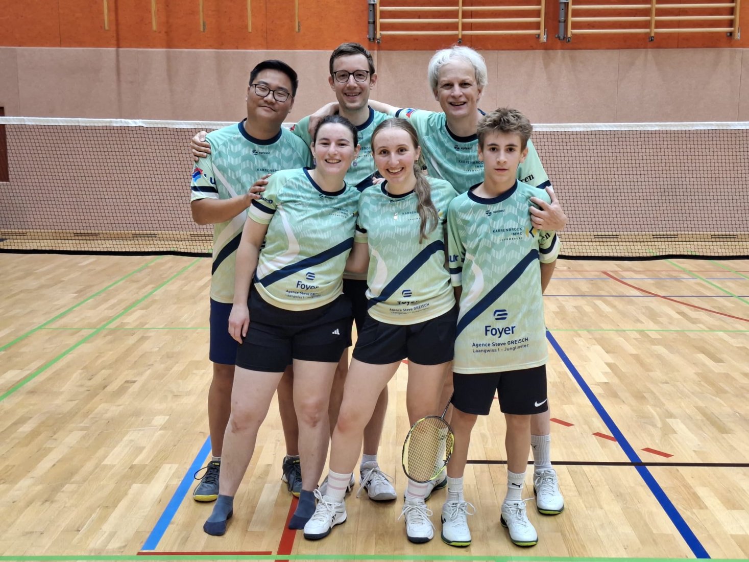 Badminton Jonglënster Team 4